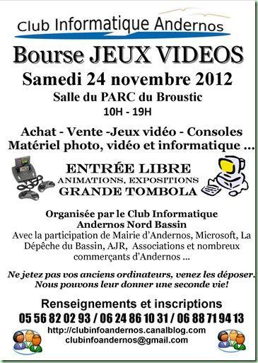 affiche jeux video 2012 A4