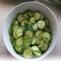 salade de courgettes