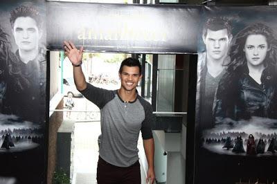 Taylor Lautner au Brésil.