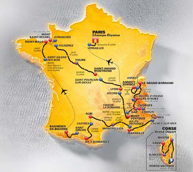Tour de France 2013 : Saint-Pourçain-sur-Sioule pour le Centenaire !