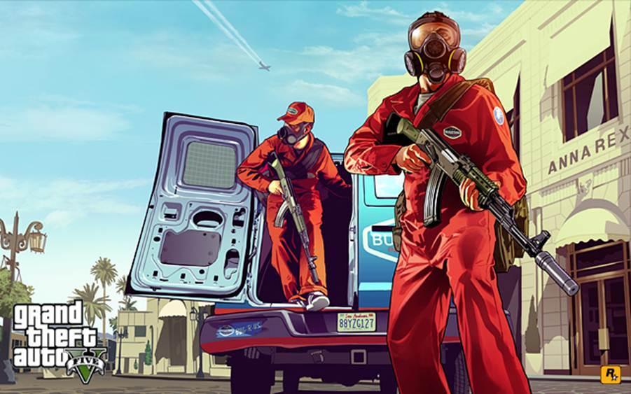 Premier artwork officiel pour GTA V