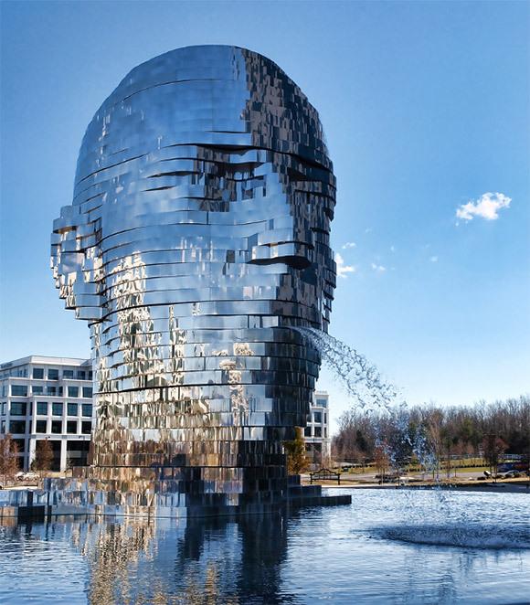 Metalmorphosis, une fontaine magique