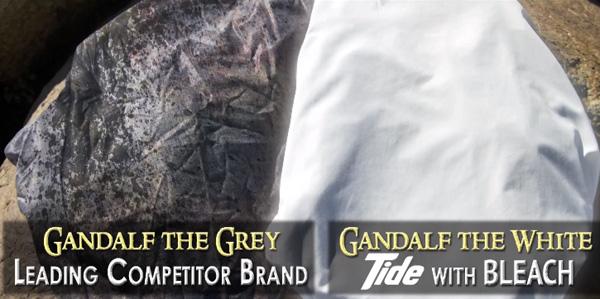 Gandalf utilise la lessive Tide