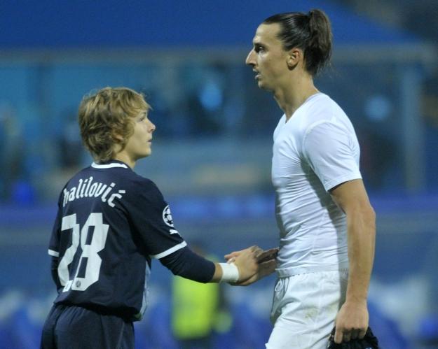 Football: Ibrahimovic-Halilovic, l’image forte de la rencontre Dinamo Zagreb-PSG