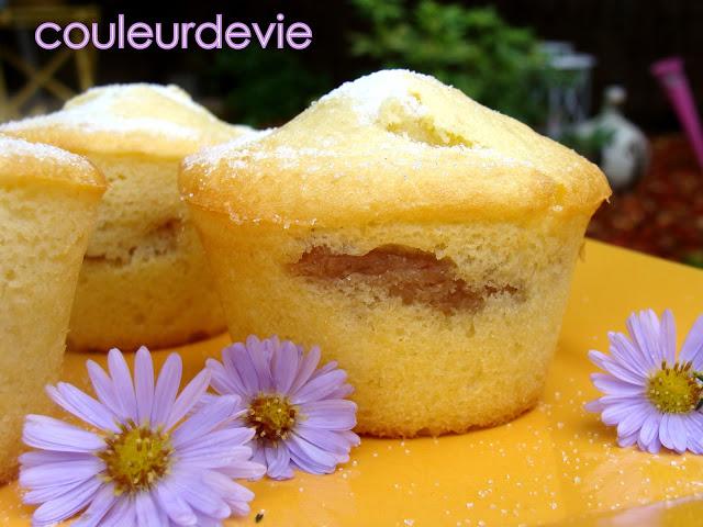 Muffins façon beignets fourrés à la crème de marron