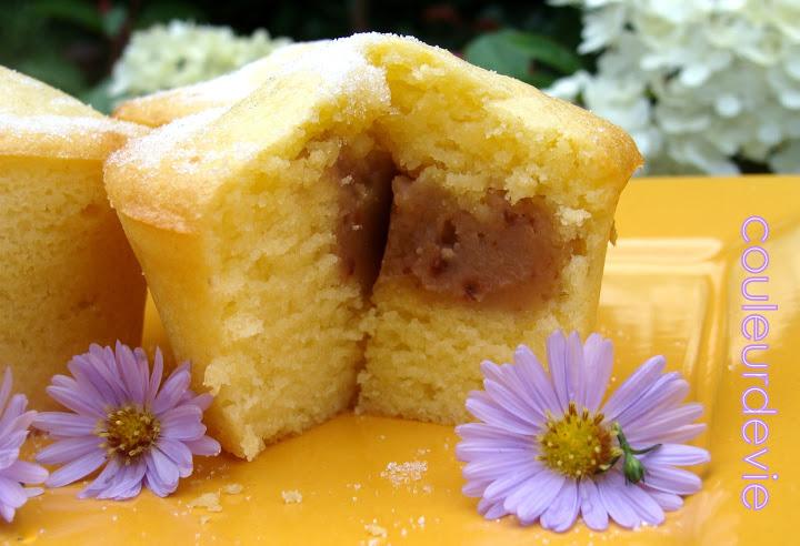 Muffins façon beignets fourrés à la crème de marron