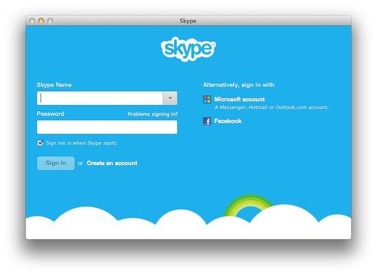 Skype en version 6 sur Windows et Mac