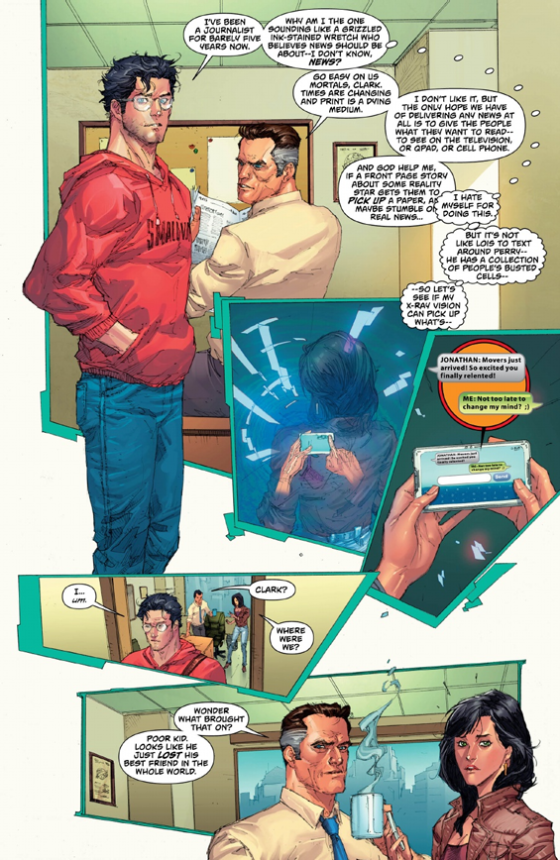 Clark Kent romps avec le Daily Planet