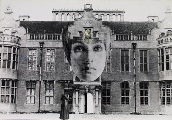 Collage by Penelope Slinger at the Riflemaker Contemporary Art Gallery