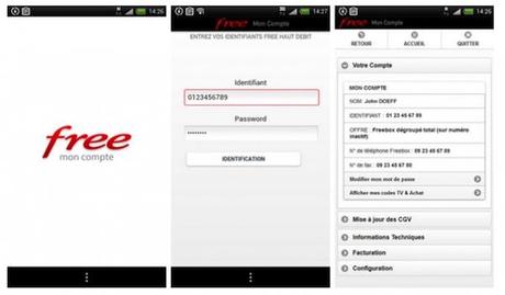 Android : Free lance les applications Mon Compte Free et Messagerie Vocale Visuelle Android