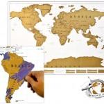 La carte du monde à gratter !