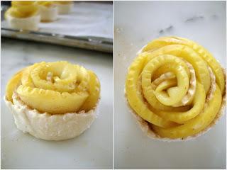 ROSES FEUILLETÉES AUX POMMES