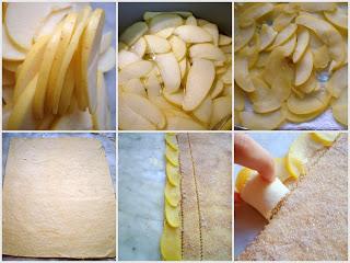 ROSES FEUILLETÉES AUX POMMES