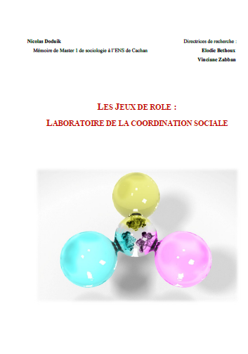 Les jeux de rôle, laboratoire de la coordination sociale