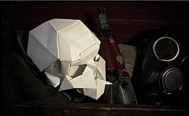 Skull papertoy by ApachCréation