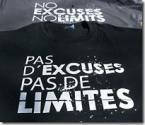 T-Shirts Pas d'excuses Pas de limites Lazy Legz T-Shirts Pas d'excuses Pas de limites Lazy Legz