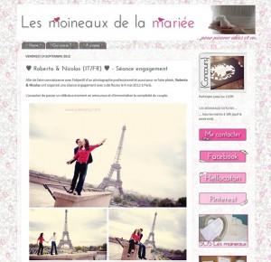 Sur le blog « Les moineaux de la mariée » !