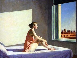 Hopper morning sun