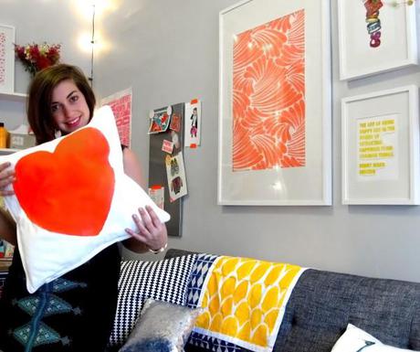 bureau_katie_rodgers_paper_fashion08 Le bureau coloré et scintillant de Paperfashion