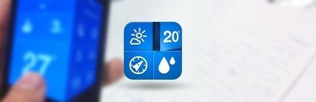 Weathercube, la météo en cube sur iPhone...
