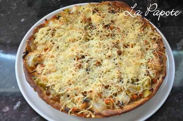 Tarte poisson poireaux