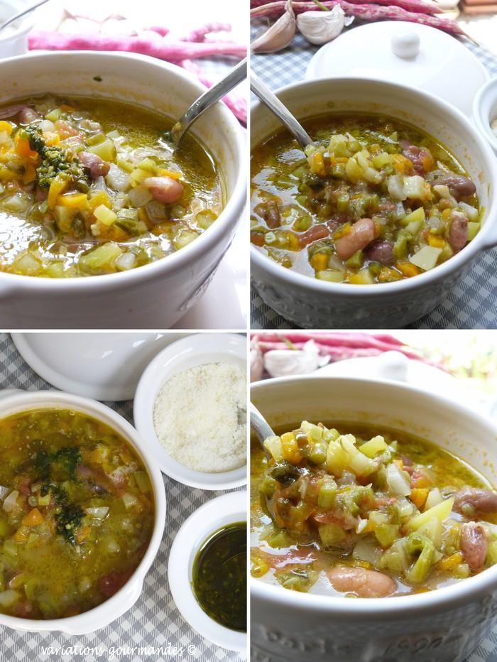 La soupe au pistou aux légumes de Nice, délice et convivialité des soirs d'été ...