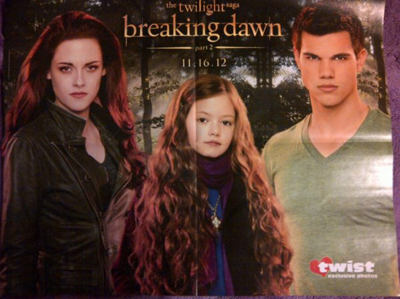 Nouveau poster de Breaking Dawn part 2