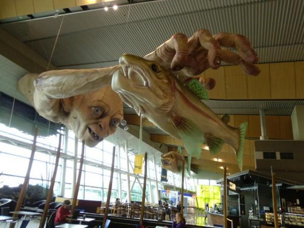 Un Gollum géant en Nouvelle-Zélande