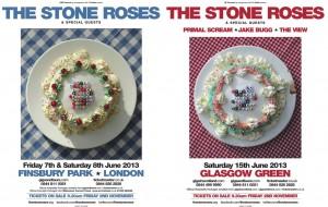 Les Stone Roses de retour à Londres et Glasgow en 2013