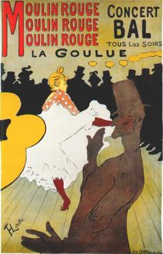 goulue Toulouse-Lautrec French-Cancan