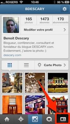 instagram mobile app Wordpress.com vous permet d’intégrer des photos provenant d’Instagram