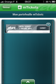 Vente de tickets sur mobile à la TAN (Nantes)