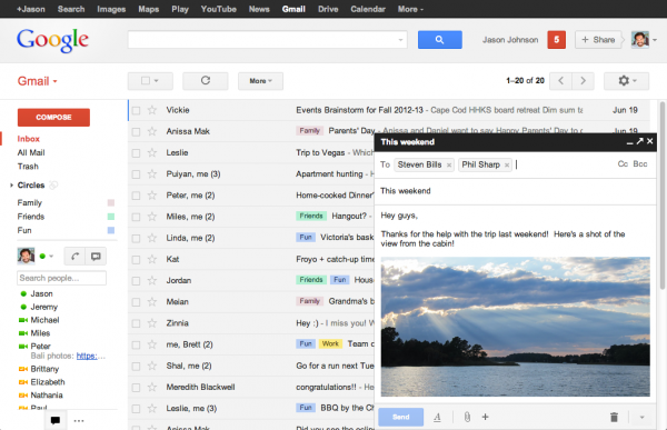 Gmail se fait un lifting