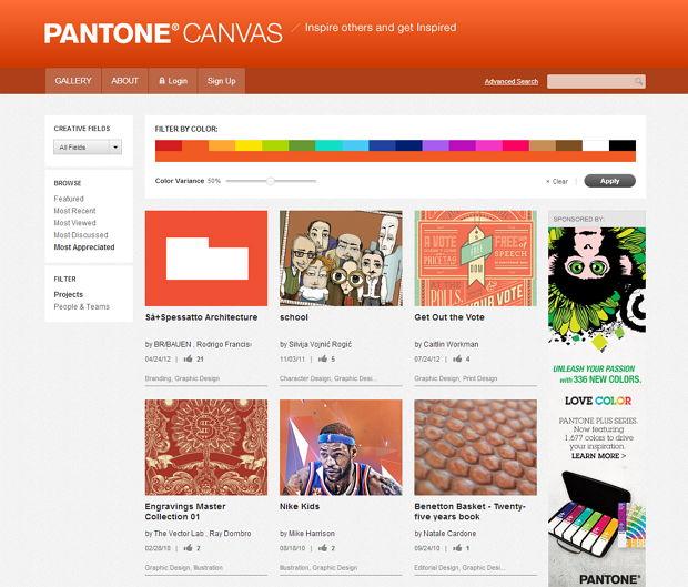 Pantone Canvas