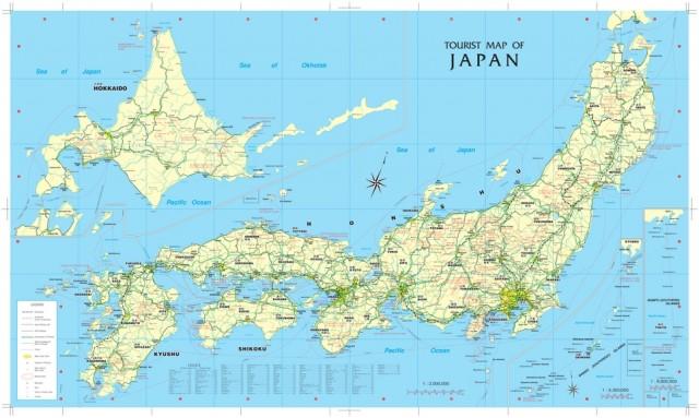 Carte Japon