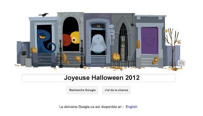 Doodle d'Halloween 2012...