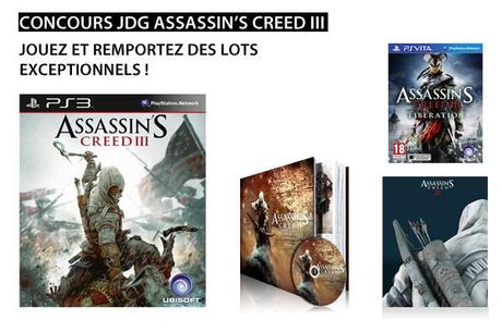 [Concours JDG] Gagnez le gros lot Assassin’s Creed III !