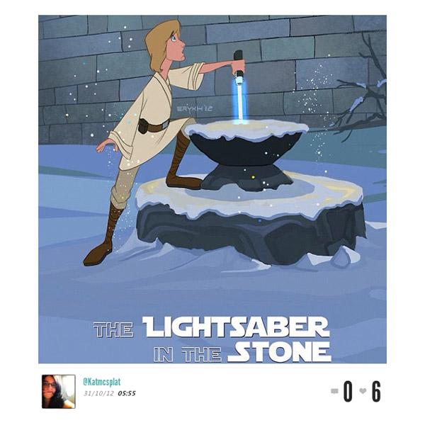 Les meilleurs twitpics du rachat de Lucas Film par Disney