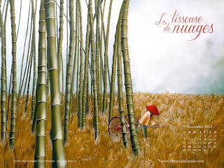 Fonds d'écran de novembre 2012, avec et sans calendrier (éditions Des ronds dans l'O)