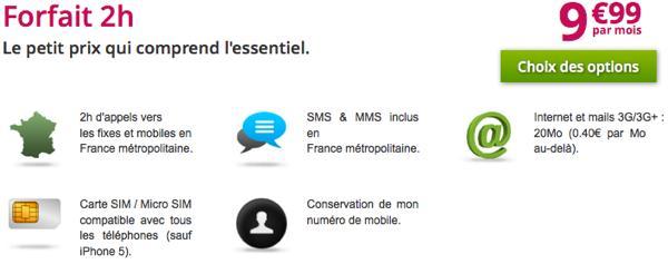 Numéricable lance un forfait mobile à 9,99 euros par mois