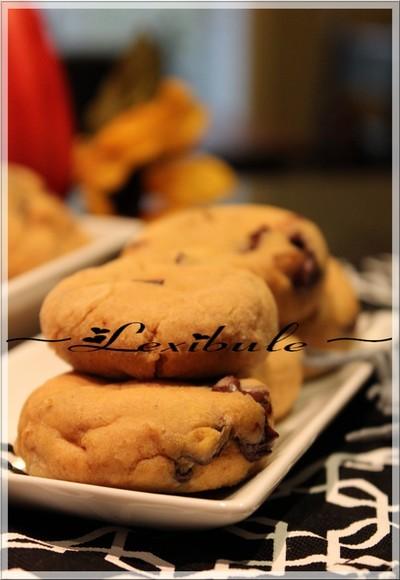 Biscuits à la citrouille et aux pépites de chocolat