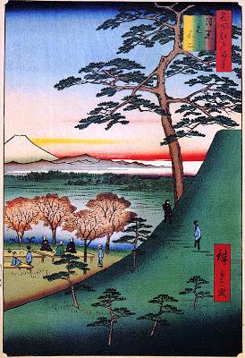 Hiroshige, cent vues d'Edo : Instantanés de Japon