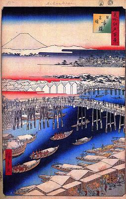 Hiroshige, cent vues d'Edo : Instantanés de Japon