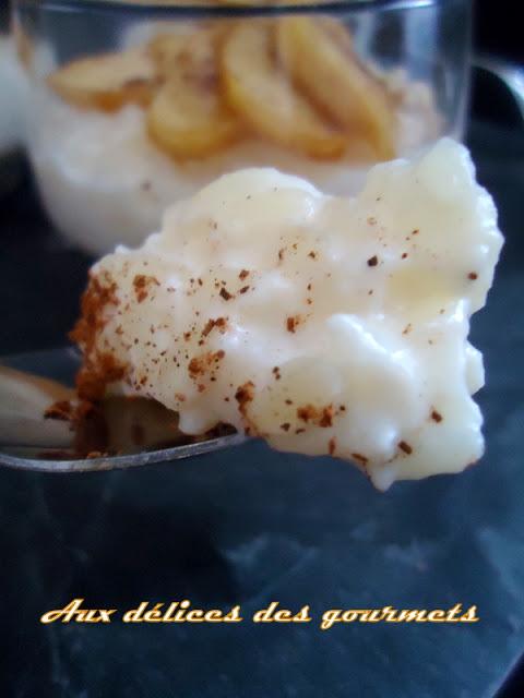 RIZ AU LAIT VANILLE ET POMME