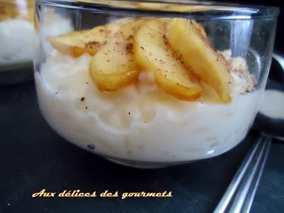 RIZ AU LAIT VANILLE ET POMME