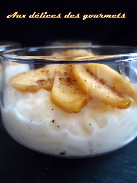 RIZ AU LAIT VANILLE ET POMME