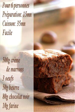 recette fondant aux marrons