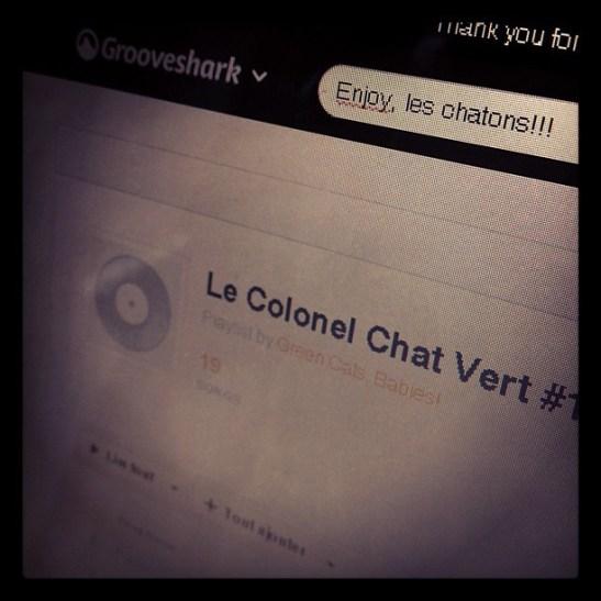 Le Colonel Chat Vert #1 [mixtape novembre 2012]