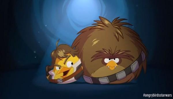 Angry Birds Star Wars : Anh Solo & Chewie