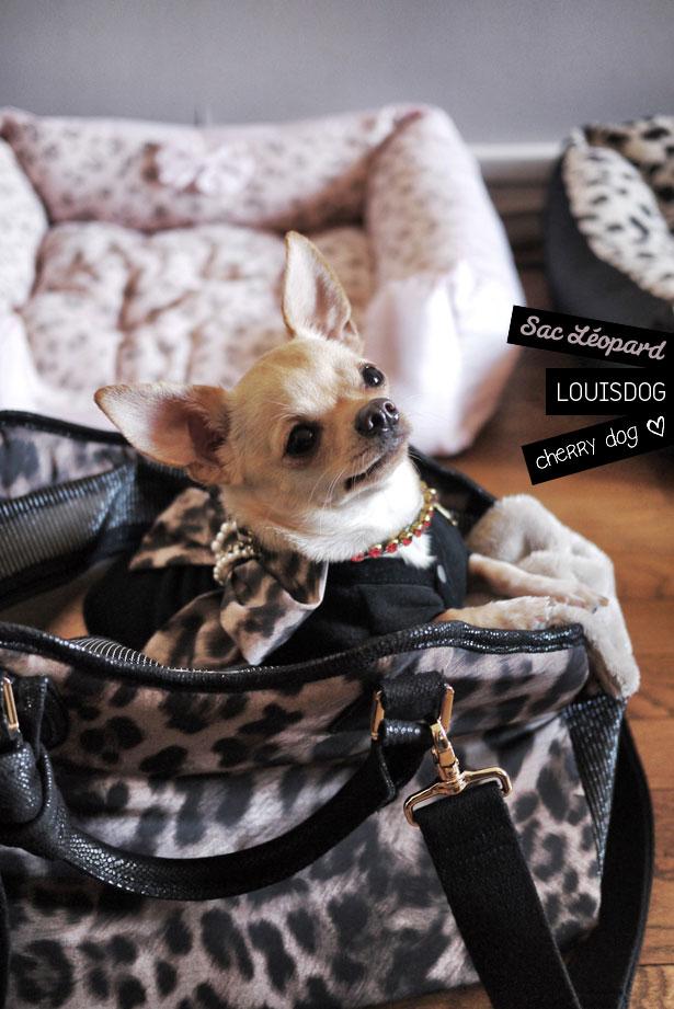 Le sac de transport Léopard Louisdog pour chiens